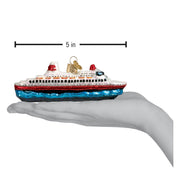 Old World Christmas Cruise Ship Ornament