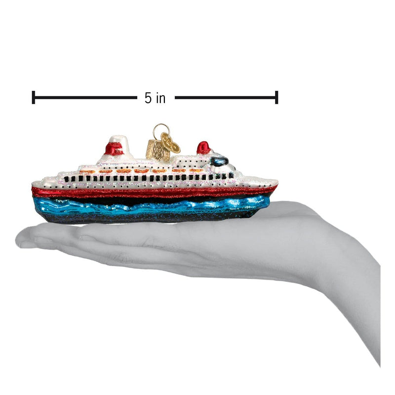 Old World Christmas Cruise Ship Ornament