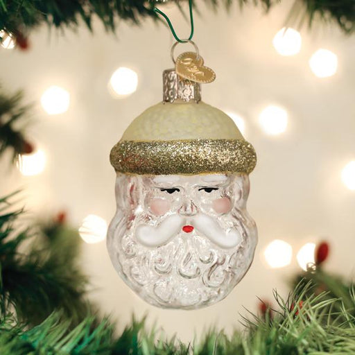 Old World Christmas Crystal Santa Ornament