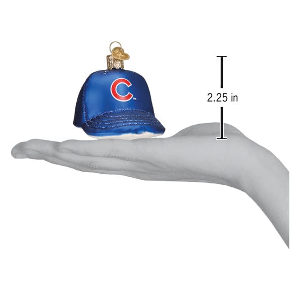 Old World Christmas Cubs Baseball Cap Ornament