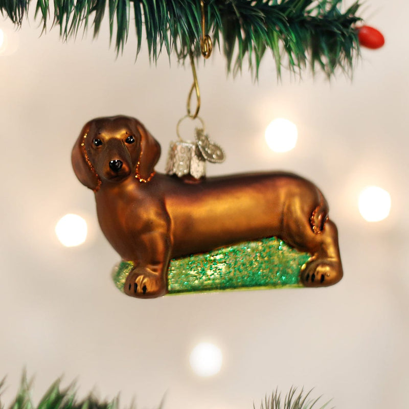Old World Christmas Dachshund Christmas Ornament