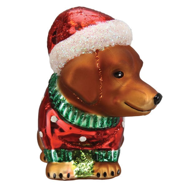 Old World Christmas Dashing Dachshund Puppy Ornament