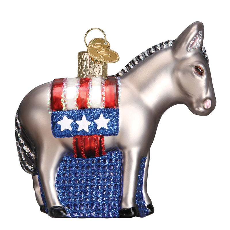 Old World Christmas Democratic Donkey