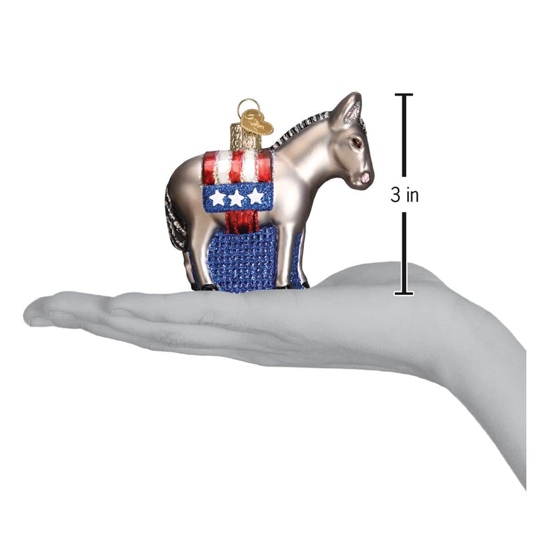 Old World Christmas Democratic Donkey