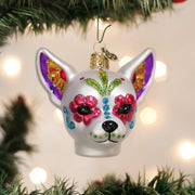 Old World Christmas Dia De Los Muertos Dog Ornament