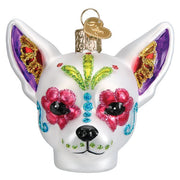 Old World Christmas Dia De Los Muertos Dog Ornament