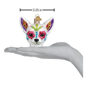 Old World Christmas Dia De Los Muertos Dog Ornament