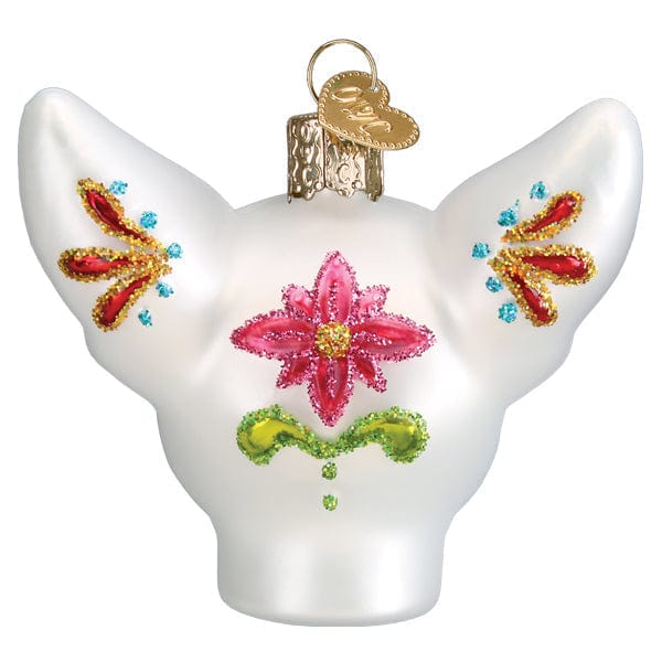 Old World Christmas Dia De Los Muertos Dog Ornament