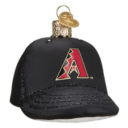 Old World Christmas Diamondbacks Baseball Cap Ornament