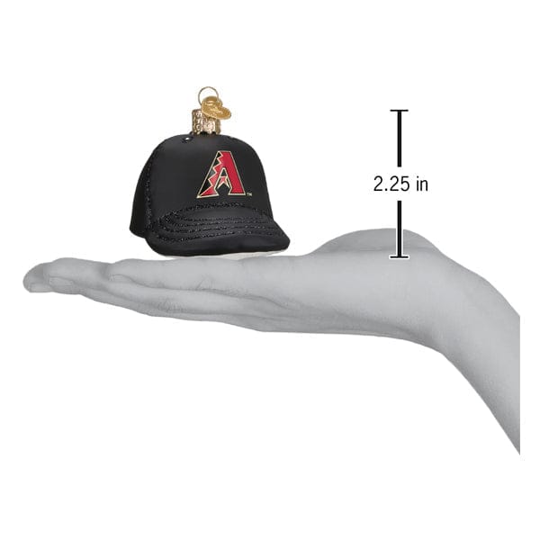 Old World Christmas Diamondbacks Baseball Cap Ornament