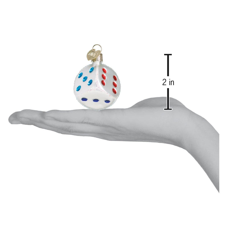 Old World Christmas Dice Ornament