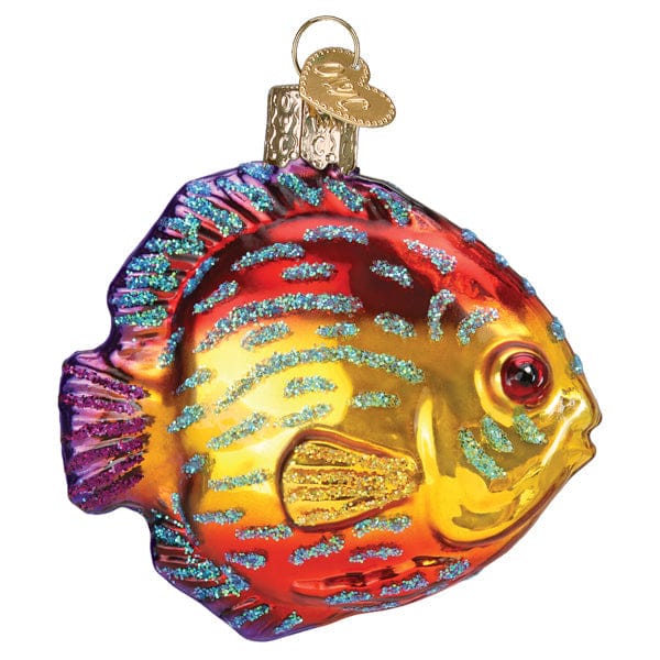 Old World Christmas Discus Fish Ornament