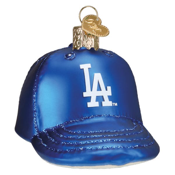 Old World Christmas Dodgers Baseball Cap Ornament