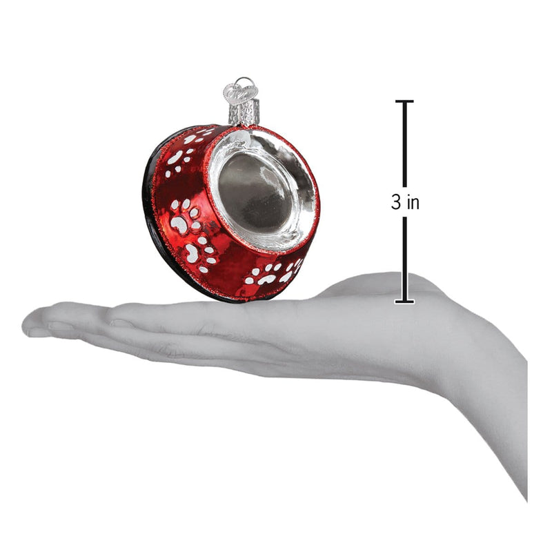 Old World Christmas Dog Bowl Ornament