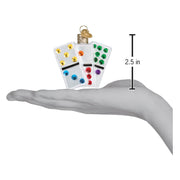 Old World Christmas Dominos Ornament