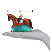 Old World Christmas Dressage Horse Ornament
