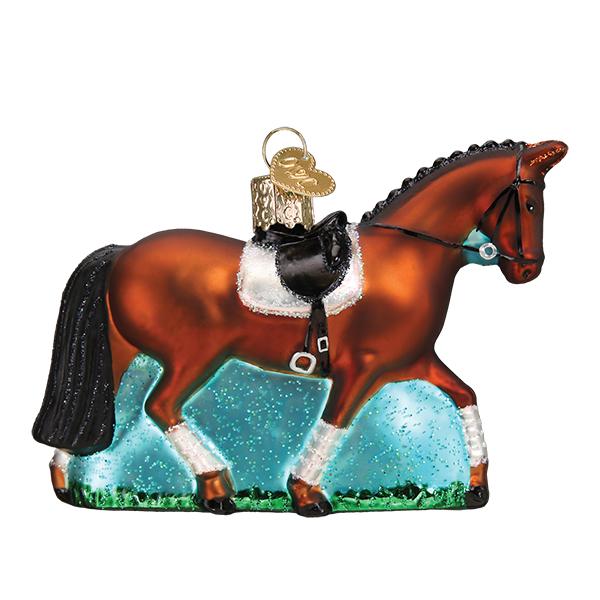 Old World Christmas Dressage Horse Ornament