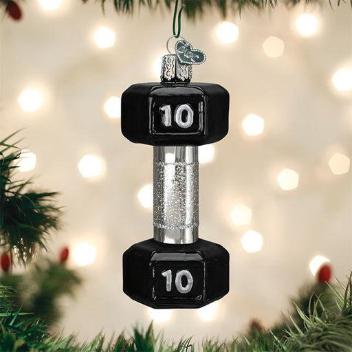 Old World Christmas Dumbbell Ornament