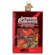 Old World Christmas Dungeons & Dragons Red Box Ornament