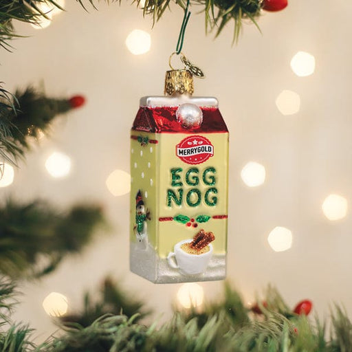 Old World Christmas Eggnog Carton Ornament