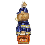 Old World Christmas EMT Teddy Bear Ornament