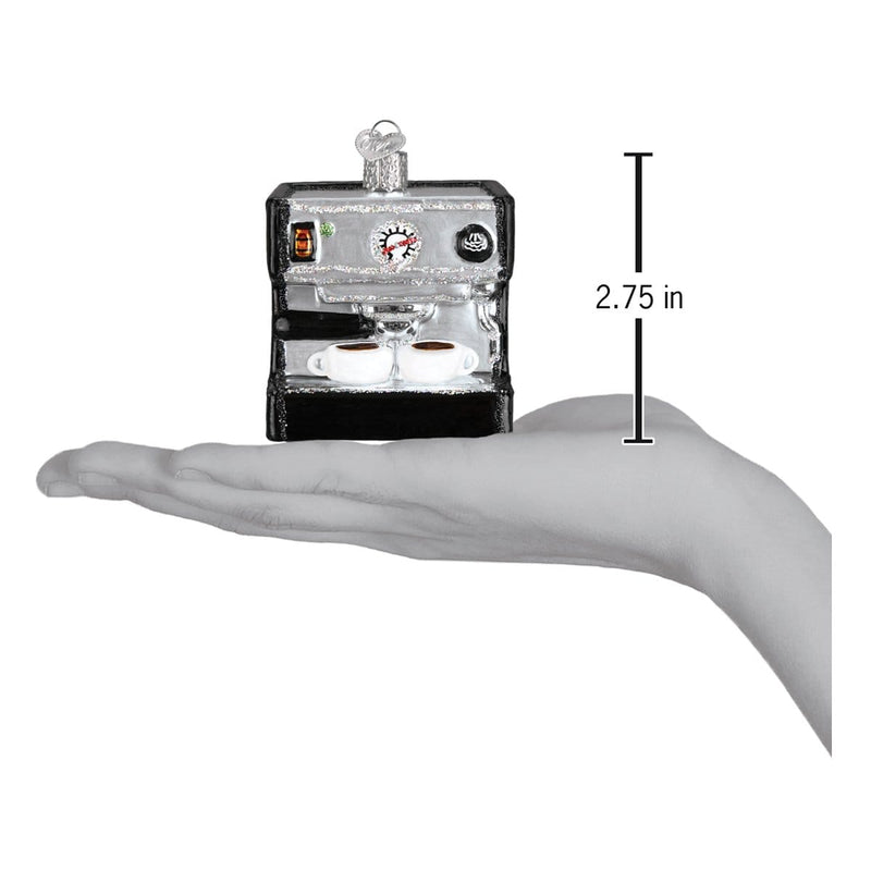 Old World Christmas Espresso Machine Ornament