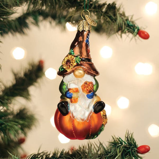 Old World Christmas Fall Harvest Gnome Ornament
