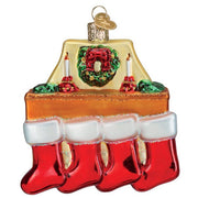 Old World Christmas Family Of 4 Stockings Ornament