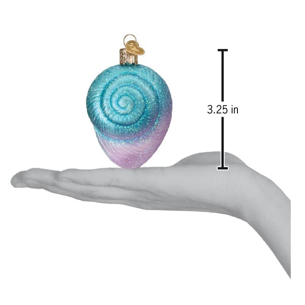 Old World Christmas Fanciful Spiral Shell Ornament