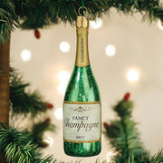 Old World Christmas Fancy Champagne Bottle Ornament