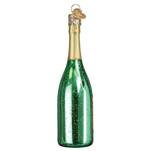 Old World Christmas Fancy Champagne Bottle Ornament