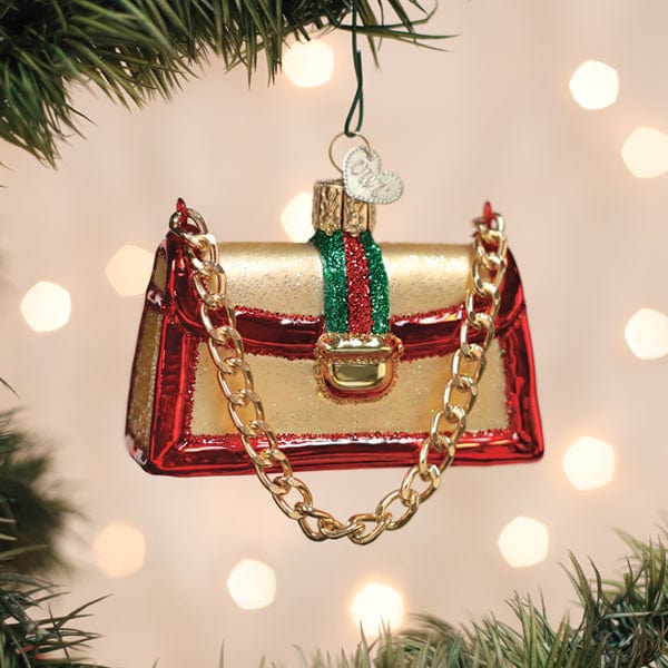 Old World Christmas Fashion Purse Ornament