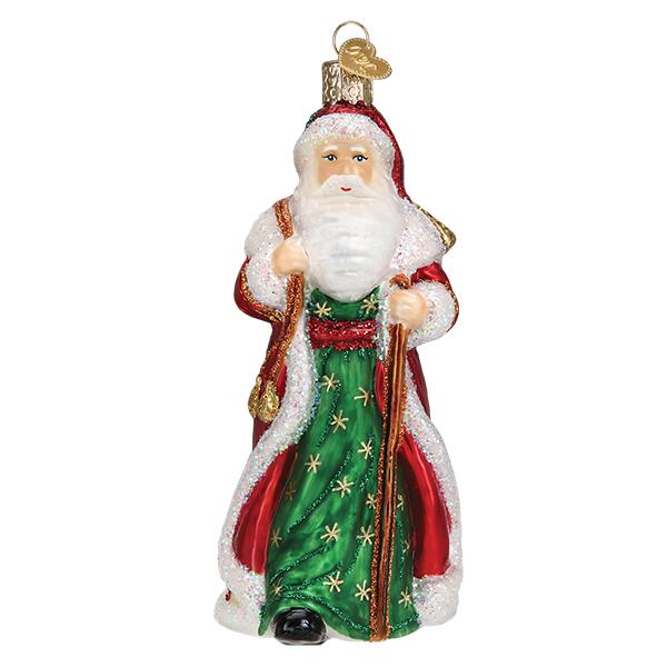 Old World Christmas Father Christmas With Bells
