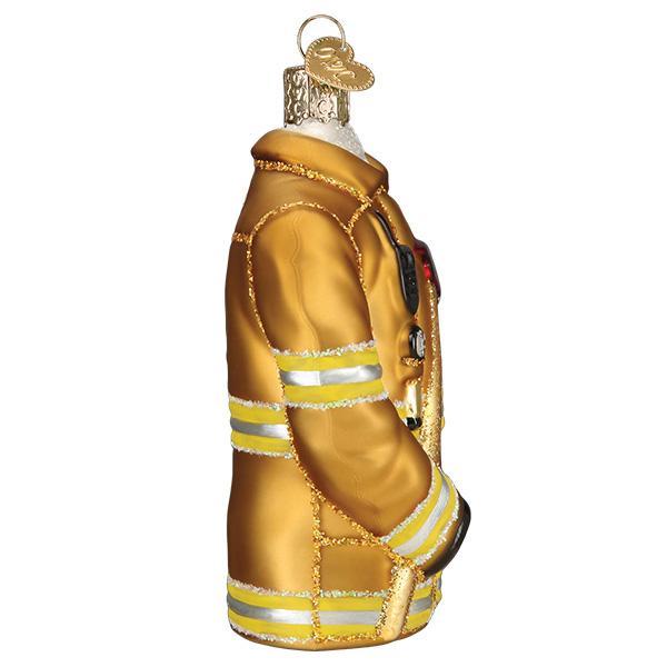 Old World Christmas Firefighter's Coat Ornament