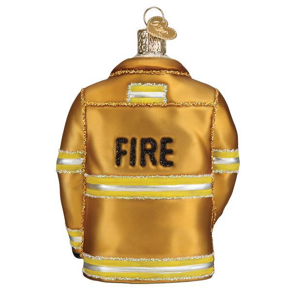 Old World Christmas Firefighter's Coat Ornament