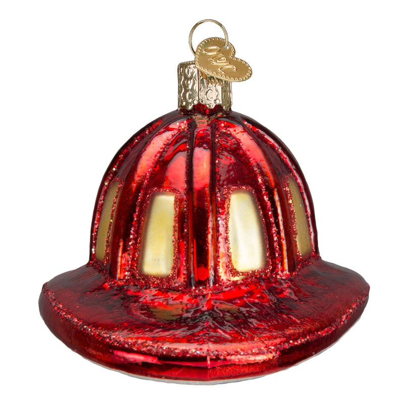 Old World Christmas Fireman's Helmet Ornament