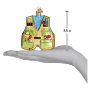 Old World Christmas Fishing Vest Ornament