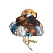 Old World Christmas Floating Sea Otter Ornament