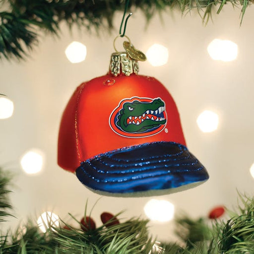Old World Christmas Florida Baseball Cap Ornament