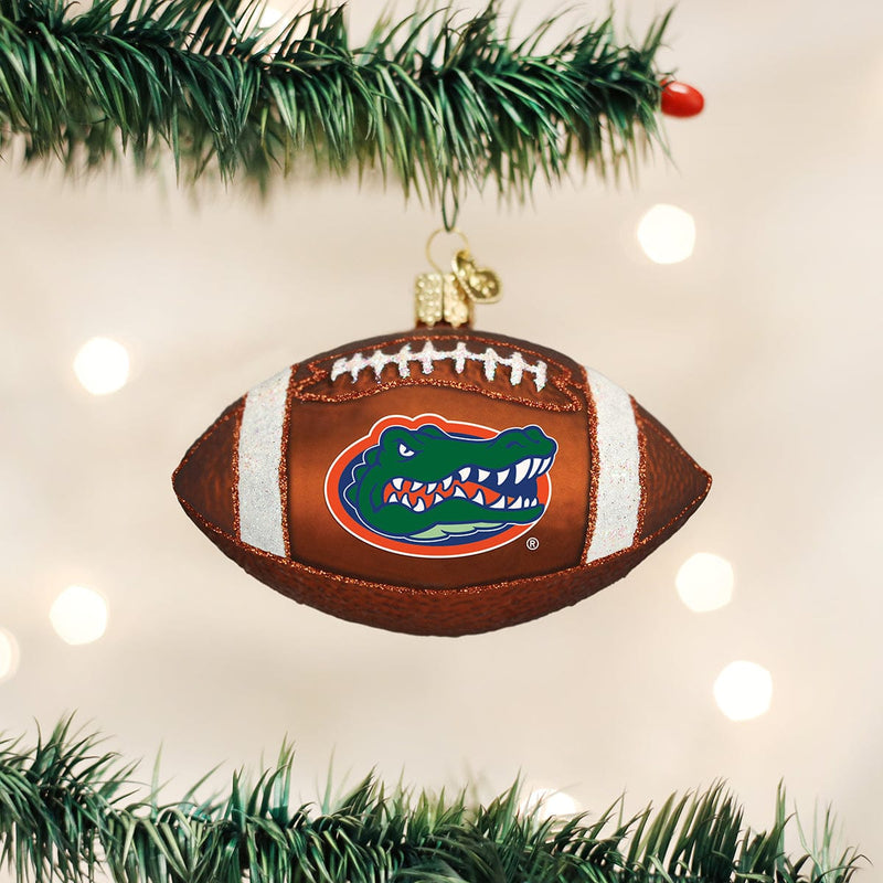 Old World Christmas Florida Football Ornament