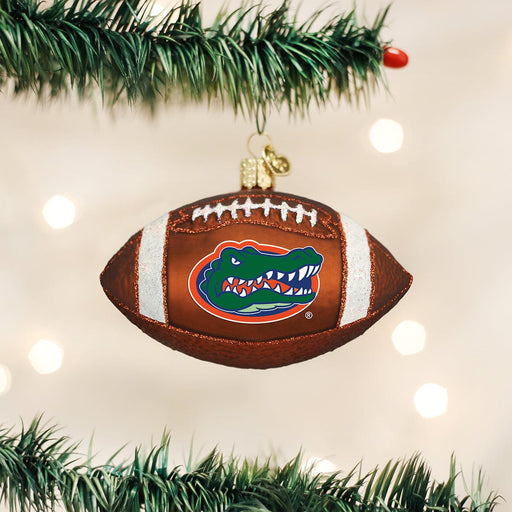 Old World Christmas Florida Football Ornament