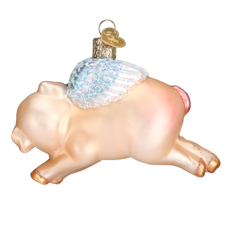 Old World Christmas Flying Pig Ornament