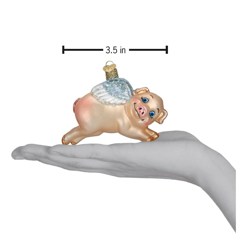 Old World Christmas Flying Pig Ornament