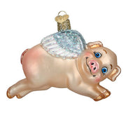 Old World Christmas Flying Pig Ornament