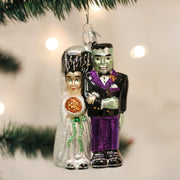 Old World Christmas Frankenstein & Bride