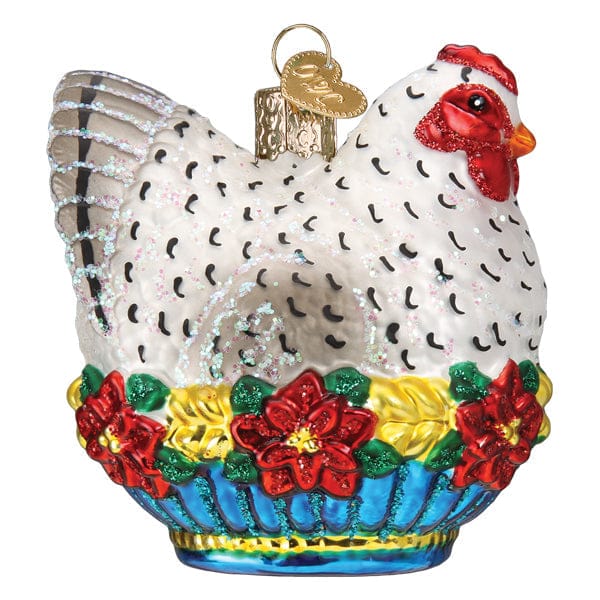 Old World Christmas French Hen Ornament
