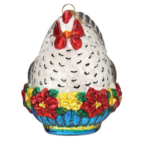 Old World Christmas French Hen Ornament