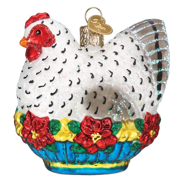 Old World Christmas French Hen Ornament