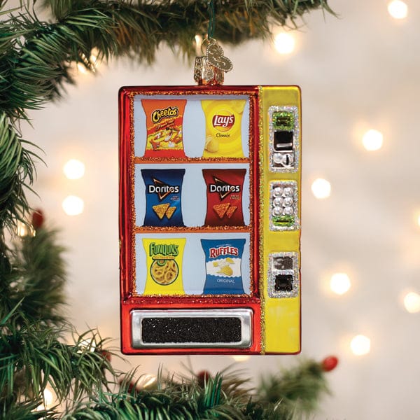 Old World Christmas Frito Lay Vending Machine Ornament