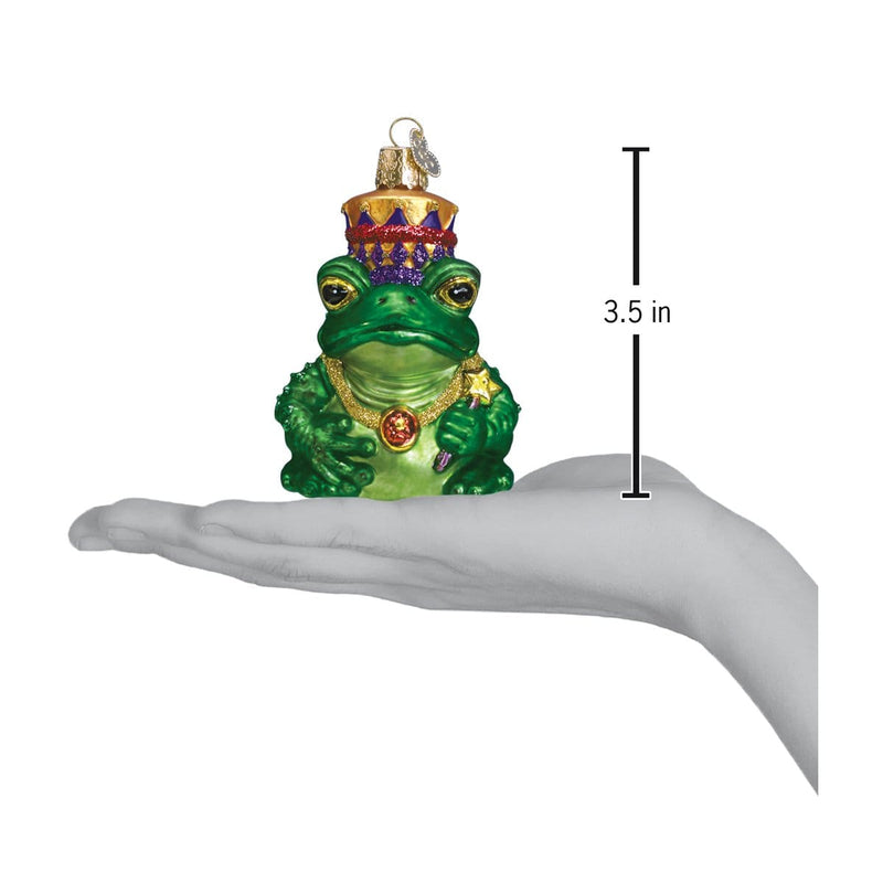 Old World Christmas Frog King Ornament